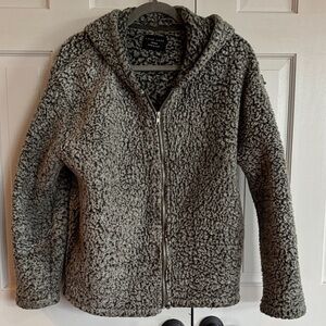 Love Tree Gray Sherpa Jacket